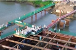 TP Hồ Chí Minh: Cầu đi bộ qua sông Sài Gòn tăng tốc về đích dịp 2/9