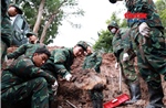 Xuyên lễ tìm kiếm hài cốt liệt sĩ tại Công viên Lê Thị Riêng