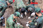 Đến ngày 12/8 đã phát hiện, quy tập 293 bộ hài cốt liệt sĩ tại Công viên Lê Thị Riêng