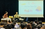 Nhà nghiên cứu Huỳnh Ngọc Trảng giao lưu với sinh viên về văn hóa Nam Bộ
