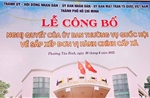 TP Hồ Chí Minh công bố nghị quyết sáp nhập đơn vị hành chính mới vào sáng nay