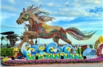 Ngựa mây tre đan - biểu tượng du Xuân Bính Ngọ tại TP Hồ Chí Minh