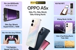 OPPO ra mắt điện thoại A5x: Bền bỉ, pin khỏe, giá tốt