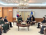 Bộ trưởng Bộ Quốc phòng Phan Văn Giang tiếp kiến Thủ tướng Hàn Quốc