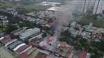 Vụ cháy ga ra ô tô tại quận Nam Từ Liêm, Hà Nội: 8 xe bị hư hỏng