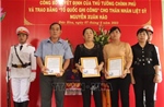 Long An: Trao bằng Tổ quốc ghi công cho thân nhân liệt sĩ hy sinh khi chặn bắt xe chở ma túy 