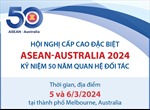 Hội nghị cấp cao đặc biệt ASEAN - Australia 2024 kỷ niệm 50 năm quan hệ đối tác