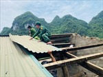 Dông lốc ở Cao Bằng làm gần 600 ngôi nhà bị hư hại 