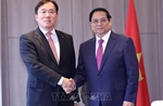 Thủ tướng tiếp lãnh đạo một số tập đoàn Hàn Quốc đang đầu tư tại Việt Nam 