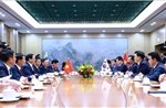Thủ tướng Phạm Minh Chính hội kiến Chủ tịch Quốc hội Hàn Quốc Woo Won-shik 