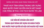 Các vấn đề cơ bản cần chú ý trong quá trình xây dựng và hoàn thiện Nhà nước pháp quyền xã hội chủ nghĩa Việt Nam