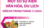 Một số sự kiện văn hóa, du lịch diễn ra trong tháng 11/2024