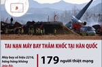 Toàn cảnh vụ tai nạn máy bay tại Hàn Quốc làm 179 người thiệt mạng