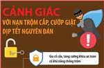 Cảnh giác với nạn trộm cắp, cướp giật dịp Tết Nguyên đán