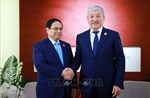 Thủ tướng Phạm Minh Chính gặp Thủ tướng Kyrgyzstan