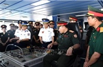Đoàn sĩ quan trẻ Quân đội nhân dân Lào thăm Bộ Tư lệnh Vùng Cảnh sát biển 2