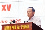 Trưởng Ban Chính sách, chiến lược Trung ương Trần Lưu Quang tiếp xúc cử tri thành phố Hải Phòng