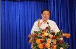 Trưởng Ban Nội chính Trung ương Phan Đình Trạc tiếp xúc cử tri tỉnh Lâm Đồng