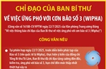 Chỉ đạo của Ban Bí thư về việc ứng phó với cơn bão số 3 (Wipha)