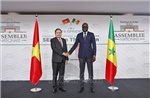 Lễ đón trọng thể Chủ tịch Quốc hội Trần Thanh Mẫn thăm chính thức Senegal