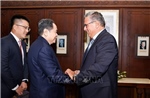 Chủ tịch Quốc hội Trần Thanh Mẫn hội kiến Thủ tướng Maroc