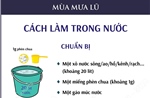 Xử lý nước ăn, uống trong mùa mưa lũ: Cách làm trong nước