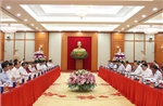 Tổng Bí thư chủ trì cuộc làm việc của Bộ Chính trị với Ban Thường vụ Thành uỷ Hà Nội