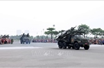 Ngắm dàn xe khí tài di chuyển về Quảng trường Ba Đình