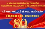 Lễ khai mạc, lễ bế mạc Triển lãm thành tựu đất nước &#39;80 năm hành trình Độc lập - Tự do - Hạnh phúc&#39;
