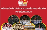 Những điều cần lưu ý khi đi xem diễu binh, diễu hành dịp Quốc khánh 2/9