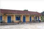 Nguy cơ mất an toàn từ dãy phòng học 30 năm tuổi ở Quảng Ngãi