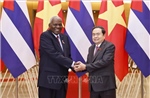 Chủ tịch Quốc hội Trần Thanh Mẫn đón và hội đàm với Chủ tịch Quốc hội Cuba 