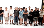 Triệt phá tụ điểm đánh bạc trong rẫy cao su