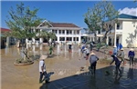 Hà Tĩnh: Gấp rút khắc phục hậu quả bão lũ, sớm đưa học sinh trở lại trường học