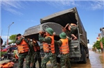 Quân khu 1 triển khai lực lượng giúp dân khắc phục hậu quả bão lũ