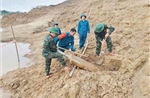 Hủy nổ thành công quả bom 340 kg phát hiện bên bờ sông Lam