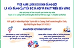 Việt Nam luôn coi bình đẳng giới là nền tảng của tiến bộ xã hội và phát triển bền vững