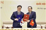 Lễ ký kết Biên bản ghi nhớ hợp tác Quốc hội hai nước Việt Nam - Hàn Quốc