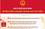 Bầu cử Quốc hội và HĐND: Những điều cần biết về Khu vực bỏ phiếu