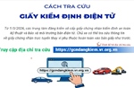 Cách tra cứu giấy chứng nhận kiểm định điện tử