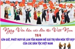 Ngày Văn hóa các dân tộc Việt Nam 19/4: Gìn giữ, phát huy và lan tỏa mạnh mẽ giá trị văn hóa tốt đẹp của các dân tộc Việt Nam