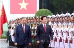 Tổng Bí thư, Chủ tịch nước Tô Lâm chủ trì Lễ đón chính thức Tổng thống Hàn Quốc