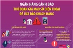 Ngân hàng cảnh báo thủ đoạn giả mạo số điện thoại để lừa đảo khách hàng