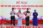 Bế mạc Hội thi Báo cáo viên, tuyên truyền viên giỏi tỉnh Quảng Ngãi năm 2026