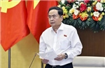 Chủ tịch Quốc hội Trần Thanh Mẫn: Tiếp tục thể hiện vai trò trung tâm trong thể chế hóa chủ trương của Đảng