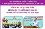 Công tác giáo dục đào tạo nguồn nhân lực cho phát triển đất nước là đặc biệt quan trọng
