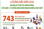Bãi bỏ 697 thủ tục hành chính, cắt giảm 1.754 điều kiện kinh doanh không cần thiết