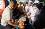 Cảnh sát giao thông Quảng Trị mở đường đưa người bị nạn đi cấp cứu kịp thời