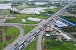 Ùn tắc kéo dài trên Quốc lộ 51 kết nối cao tốc TP Hồ Chí Minh - Long Thành - Dầu Giây