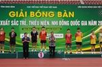 Bế mạc Giải bóng bàn các cây vợt xuất sắc trẻ, thiếu niên, nhi đồng quốc gia 2026